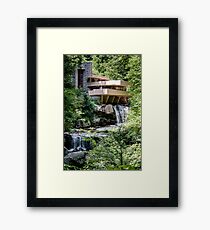 Falling Water, Kaufman House, Frank Lloyd Wright Framed Print