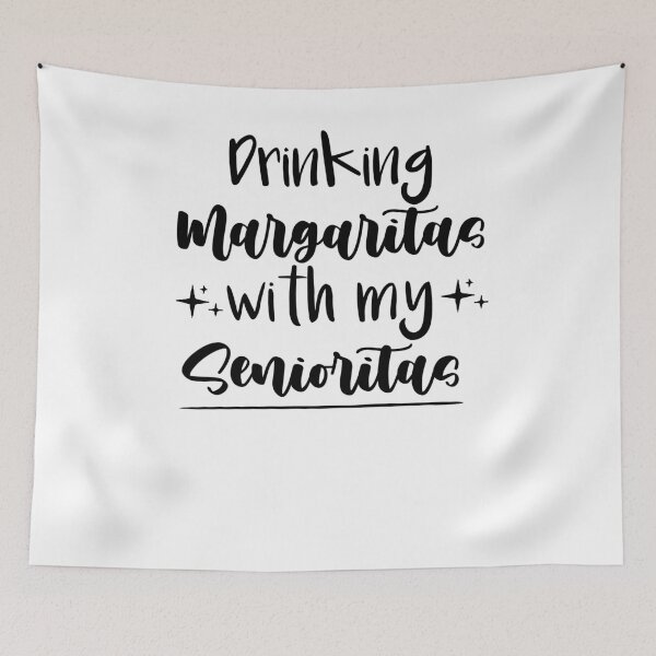 Item preview, drinking margaritas with my senioritas ,Bachelorette Party  designed and sold by Noussairox.