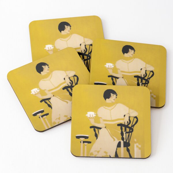 Item preview, Coles Phillips ‘Fadeaway Girl’ Dinnerware Ad “A Cup Of Tea” designed and sold by PatricianneK.
