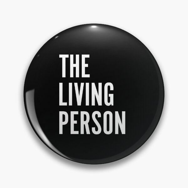 Item preview, The Living Person - Black Logo designed and sold by thelivingperson.