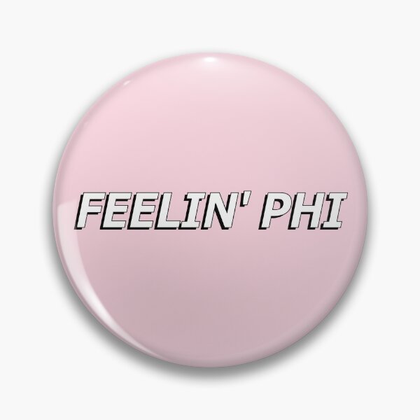 Item preview, Feelin Phi' Pink Outline designed and sold by Stickers by SoSrat.