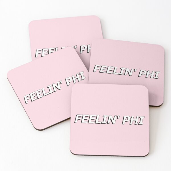 Item preview, Feelin Phi' Pink Outline designed and sold by Stickers by SoSrat.