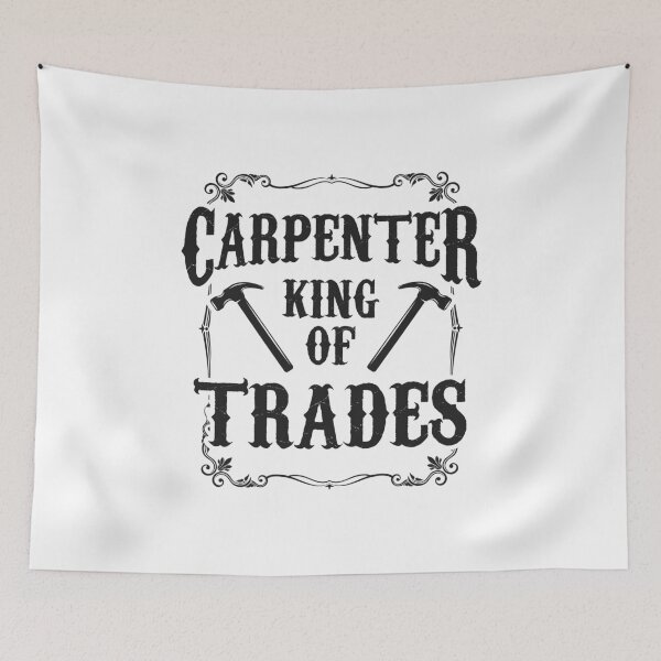 Item preview, Carpenter King Of Trades Carpentry Profession Gift designed and sold by haselshirt.