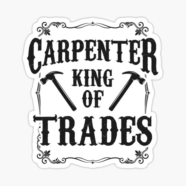 Item preview, Carpenter King Of Trades Carpentry Profession Gift designed and sold by haselshirt.