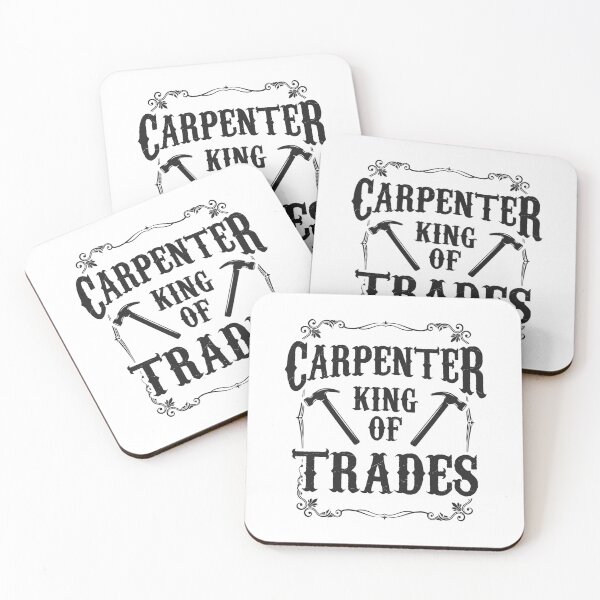 Item preview, Carpenter King Of Trades Carpentry Profession Gift designed and sold by haselshirt.