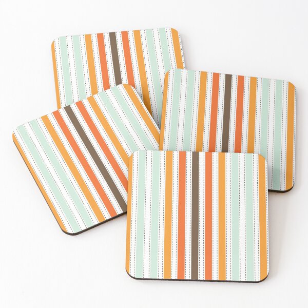 Item preview, Stripe pattern pastel colours designed and sold by Delicarte.