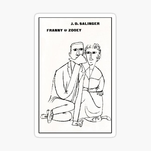 Franny And Zooey vintage book cover Sticker