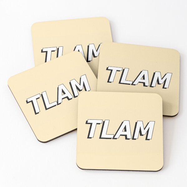 Item preview, TLAM Yellow Outline designed and sold by Stickers by SoSrat.