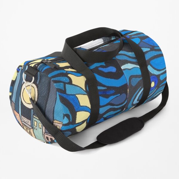 Night moon over the water Duffle Bag