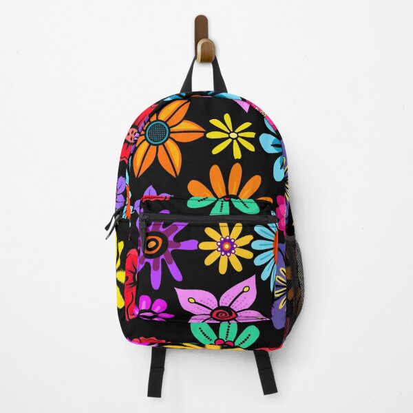 Item preview, Psychedelic summer flowers pattern designed and sold by Carrie_Anne_Designs.