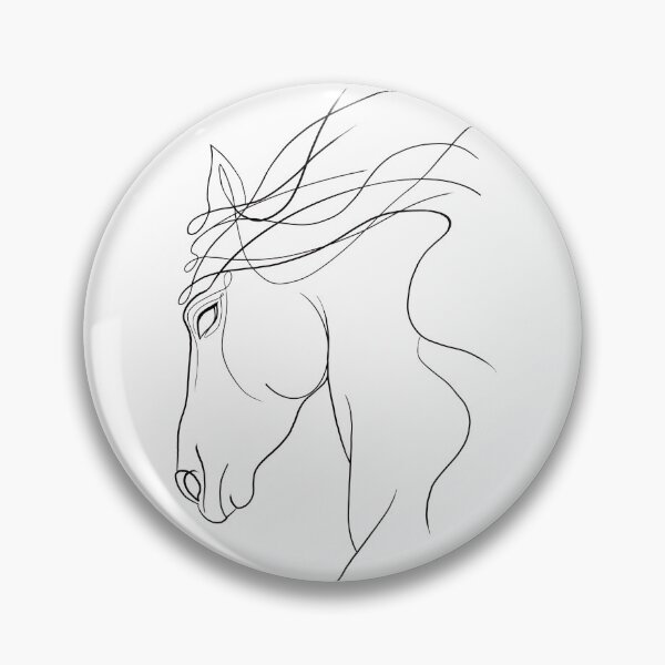 Item preview, Horse Line Art designed and sold by Valeria-Art.
