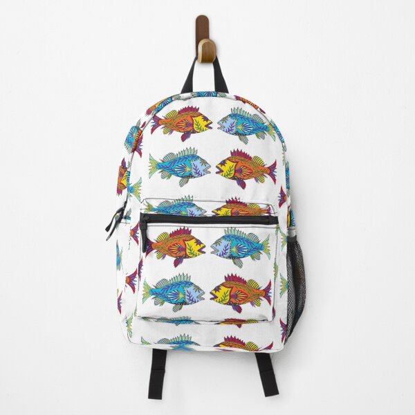 Item preview, Red and Blue Rockfish || Nature || Ocean designed and sold by Hilary Leslie.