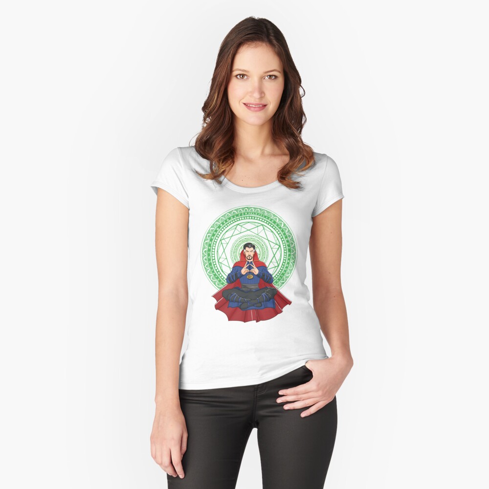 Item preview, Fitted Scoop T-Shirt designed and sold by Mirakipulart.