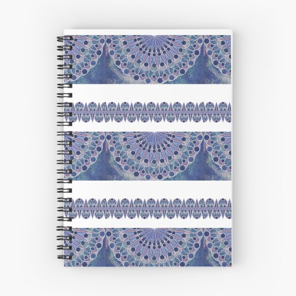 Item preview, Blue Half Mandala designed and sold by WatersEdgeGal.