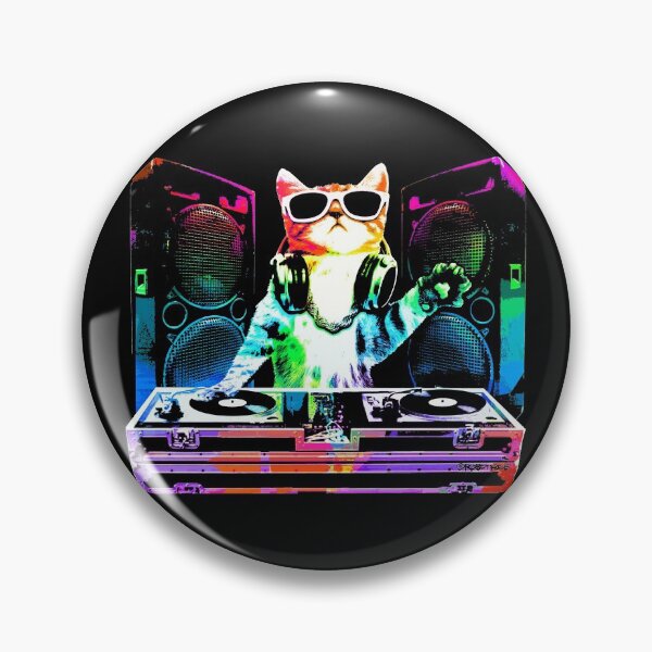 Item preview, HOUSE CAT (New DJ Kitty) designed and sold by ROBOTFACE T-Shirts.