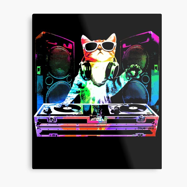 Item preview, HOUSE CAT (New DJ Kitty) designed and sold by ROBOTFACE .