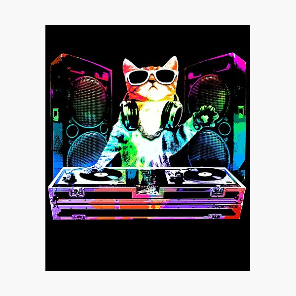 BLACK CAT (DJ Kitty) Poster for Sale by Youssef Abdelaal