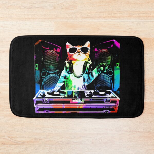 Item preview, HOUSE CAT (New DJ Kitty) designed and sold by ROBOTFACE T-Shirts.