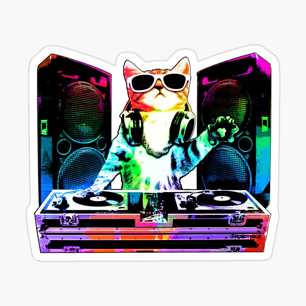 DJ Cat is in the house! : r/Catswithjobs