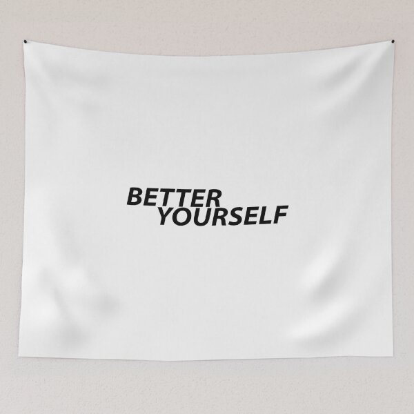 Item preview, BETTER YOURSELF  #White designed and sold by SalaheddineB.