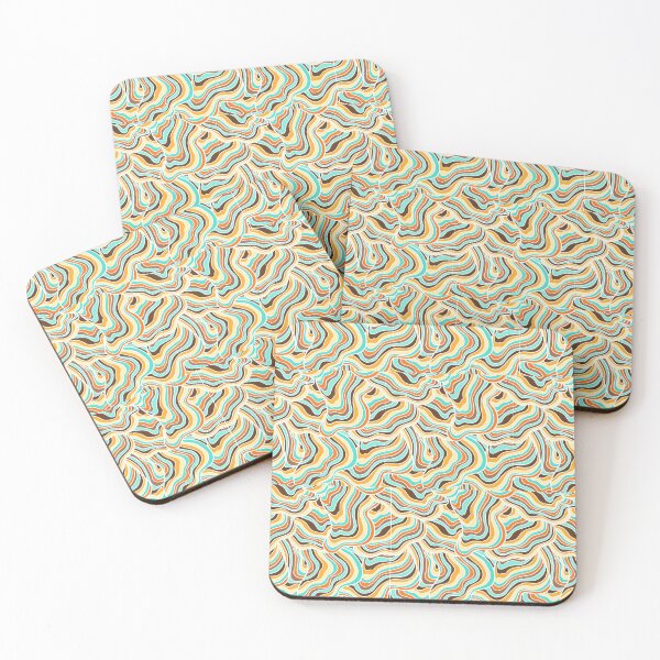 Item preview, Swirly bacteria pattern designed and sold by Delicarte.