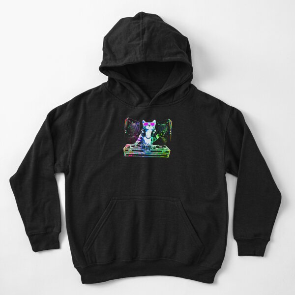 Discover HOUSE CAT (That DJ Kitty) Kid Pullover Hoodie