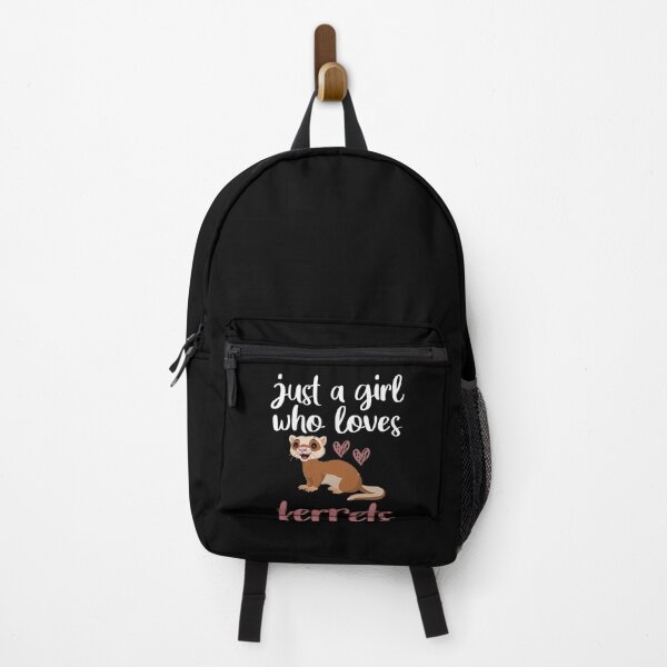 just a girl who loves ferrets ,Ferret Lover,Gift Animal Lover Backpack