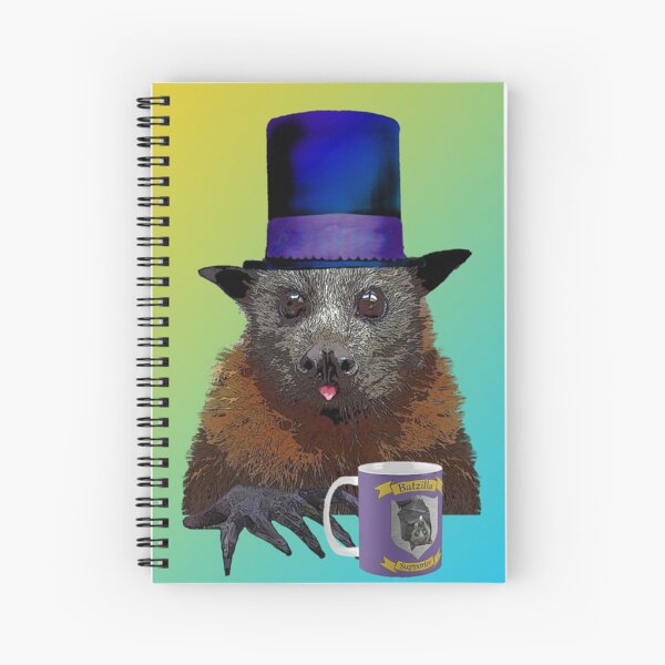 Batzilla - Uncle Barnaby Comes to Tea Spiral Notebook