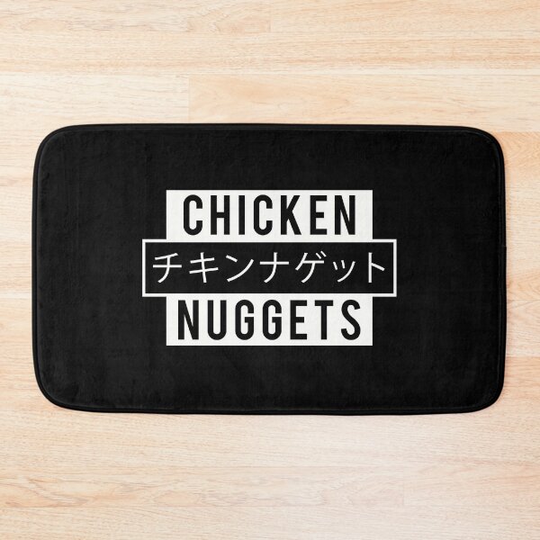 Item preview, Aesthetic Vaporwave Chicken Nuggets Gift with Japanese Text design designed and sold by D-C-Designs.