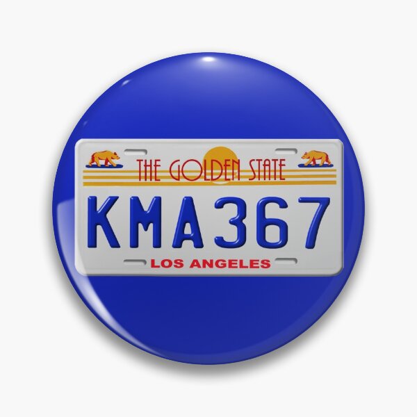 Item preview, KMA367 License Plate LAPD designed and sold by Lawrence Baird.
