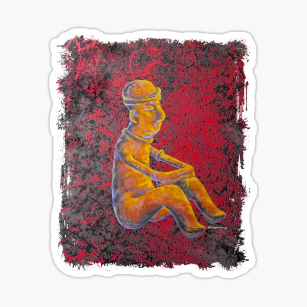 Item preview, 1 Golden Moment - Contemporay Splatter Painting designed and sold by LFRYARTGUY.