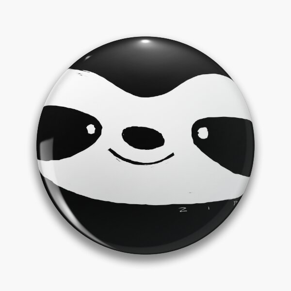 Item preview, Essential snout of a smiling sloth who enjoys his lazy life - minimal designed and sold by zipo-art.