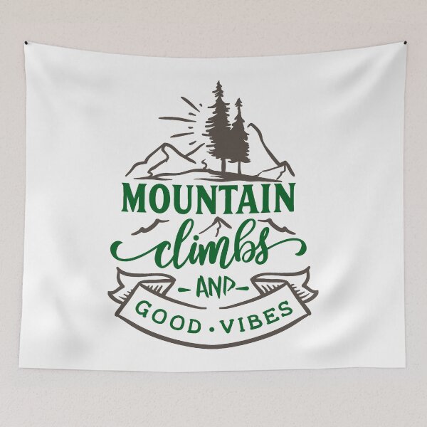 Item preview,  MOUNTAINS CLIMBS AND GOOD VIBES designed and sold by OzyManDiaS90.