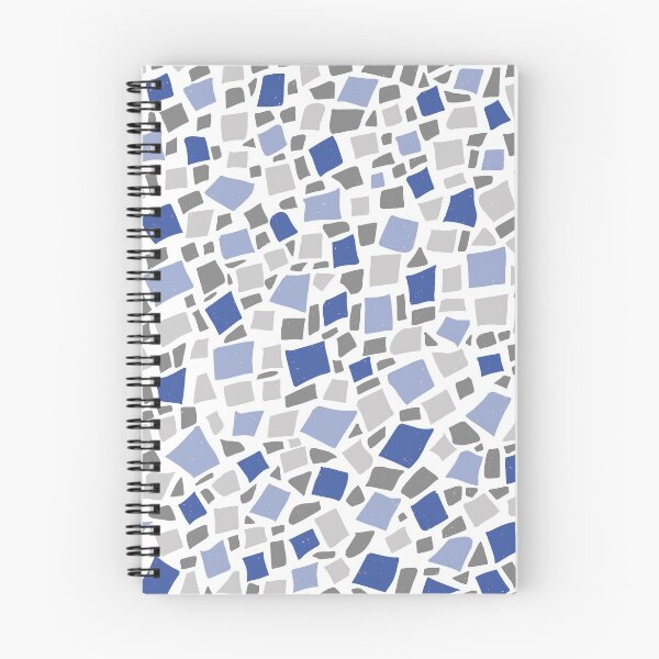 Item preview, Broken Tiles Mosaic Pattern Dark Blue Color Background GC-120-8 designed and sold by GraphicCharms.