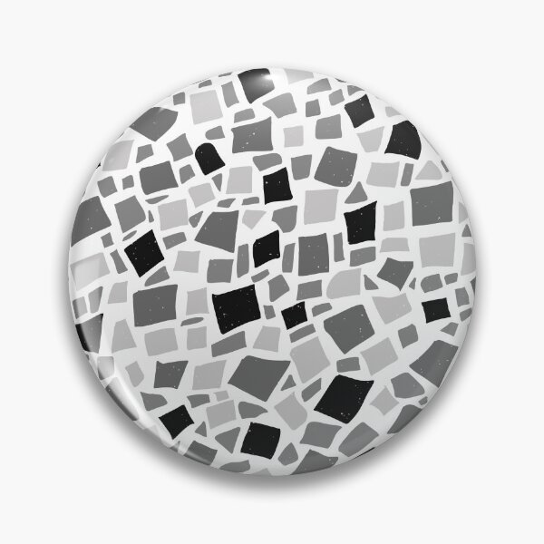Artikelvorschau, Broken Tiles Mosaic Pattern Schwarzweiß-Farbhintergrund GC-120-9 entworfen und verkauft von GraphicCharms.