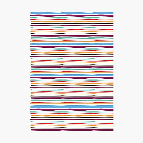 Item preview, stripe pattern bright colours designed and sold by Delicarte.