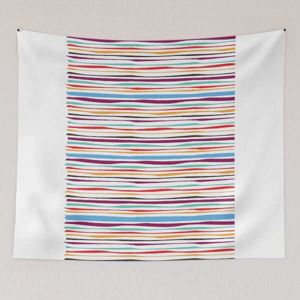 Item preview, stripe pattern bright colours designed and sold by Delicarte.