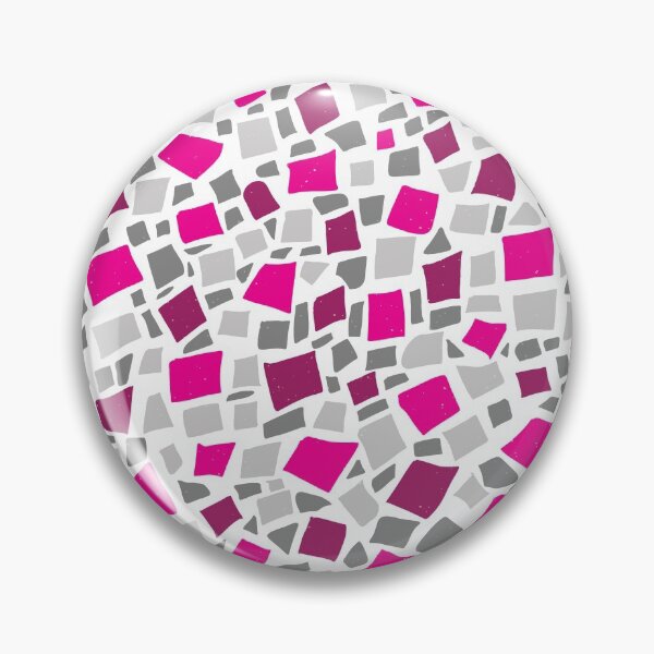 Item preview, Broken Tiles Mosaic Pattern Magenta Pink Color Background GC-120-10 designed and sold by GraphicCharms.