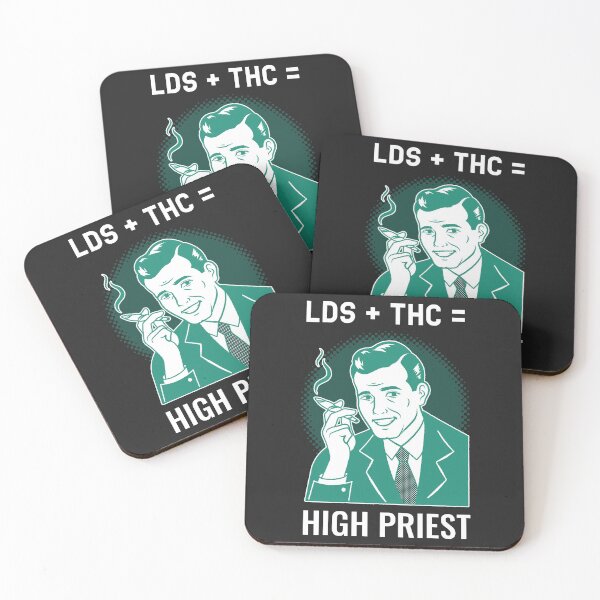 Item preview, LDS + THC = High Priest designed and sold by Exmo Merch.