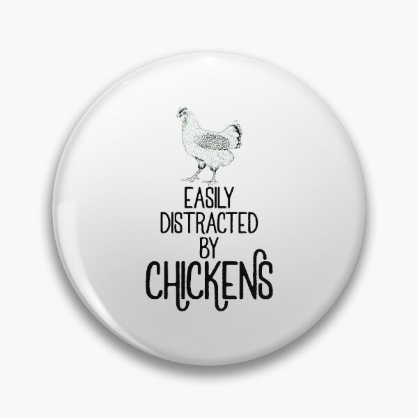 Item preview, Easily Distracted By Chickens Gift designed and sold by haselshirt.