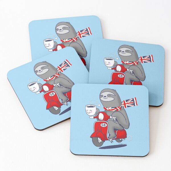 Item preview, Happy Tea Sloth designed and sold by ROBOTFACE T-Shirts.