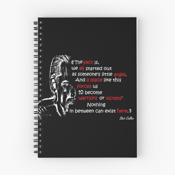 Item preview, warriors or victims. Nothing in between can exist here - Shot Caller. (2) designed and sold by Ismail Rizk.