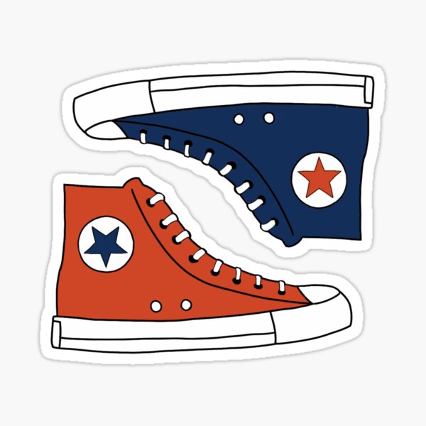 Item preview, Illini Shoes Sticker designed and sold by gekuehn2.