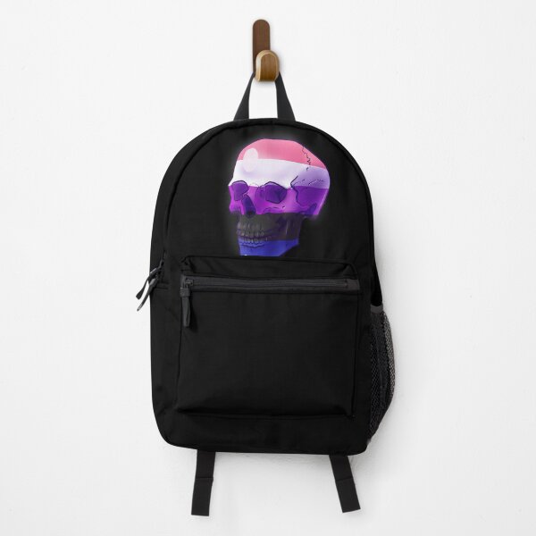 Item preview, Genderfluid Pride Skull designed and sold by Duessa.