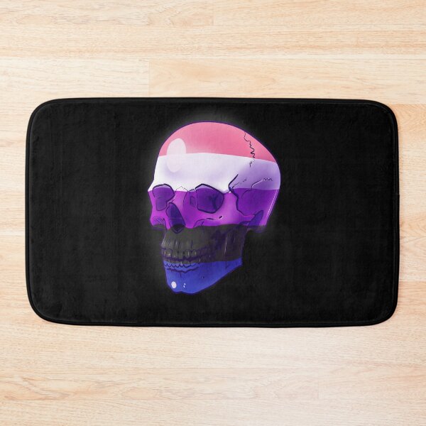Item preview, Genderfluid Pride Skull designed and sold by Duessa.