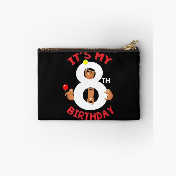 Item preview, Sloth Theme 8 Years old Birthday Party Theme Gift designed and sold by 2blackcherries.