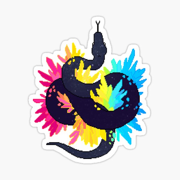 Item preview, Pansexual Pride Galaxy Python (requested) designed and sold by OceanicScribble.
