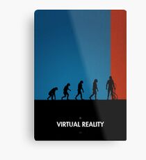 99 Steps of Progress - Virtual reality Metal Print