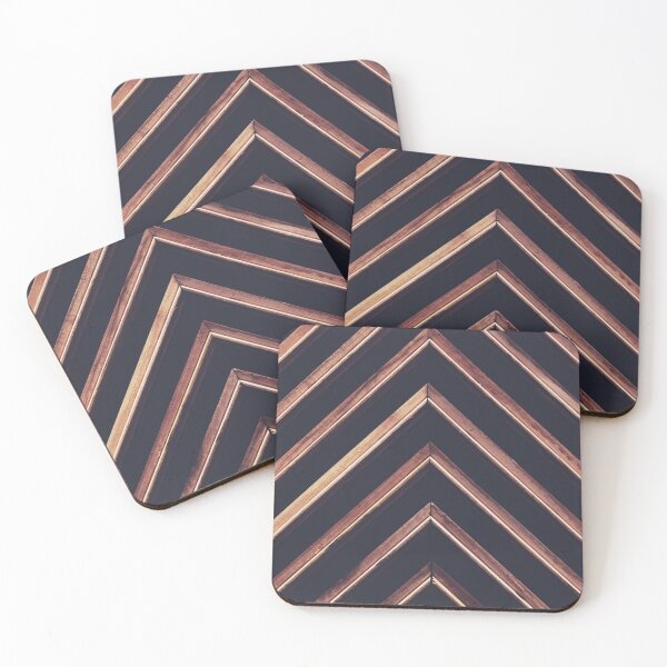Item preview, Chevron golden pattern designed and sold by Delicarte.