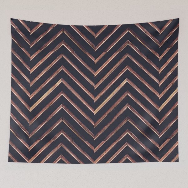 Item preview, Chevron golden pattern designed and sold by Delicarte.